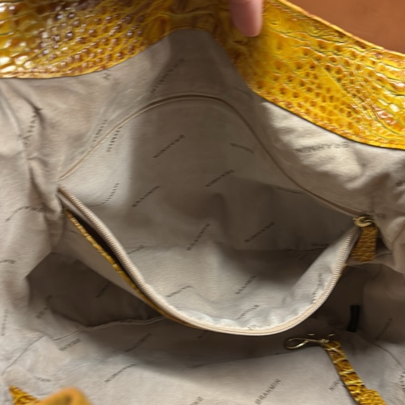 Brahmin Jacqueline Melbourne Shoulder Croc Hobo Bag - Picture 8 of 11